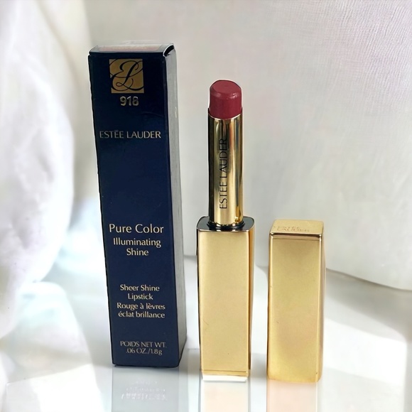 Estee Lauder Pure Color Illuminating Shine 918 PAMPERED Sheer Shine Lipstick NIB - Picture 2 of 16